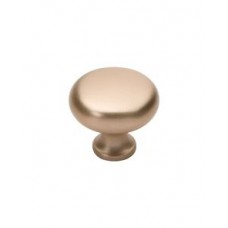 Round Knob 1 1/4 Inch Champagne