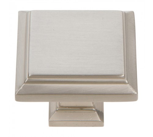 Sutton Place Square Knob 1 1/4 Inch Brushed Nickel Sutton Place Square Knob 1 1/4 Inch Brushed Nickel