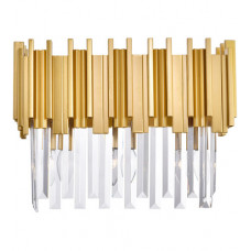 Deco 3 Light 17 inch Medallion Gold Vanity Light Wall Light