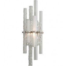 Manhattan LED 9 inch Satin Silver Leaf Wall Sconce Wall Light