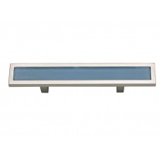 Spa Blue Pull 3 Inch (c-c) Brushed Nickel