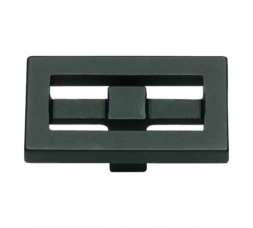 Nobu Rectangle Knob 1 3/4 Inch Matte Black Nobu Rectangle Knob 1 3/4 Inch Matte Black