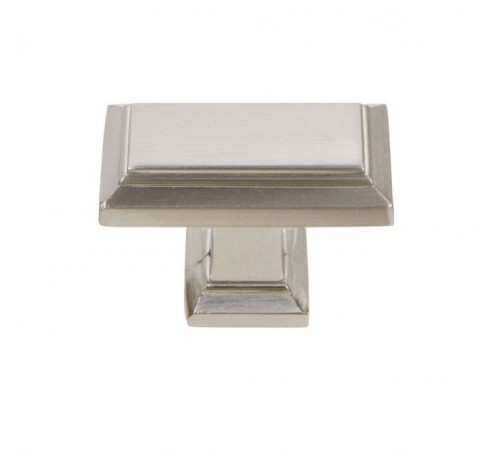 Sutton Place Rectangle Knob 1 7/16 Inch Brushed Nickel Sutton Place Rectangle Knob 1 7/16 Inch Brushed Nickel
