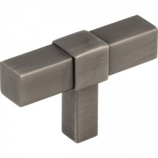 Zane knob Brushed Pewter 2