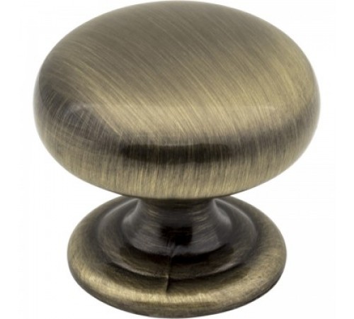 Florence Knob Brushed Antique Brass 1-1/4