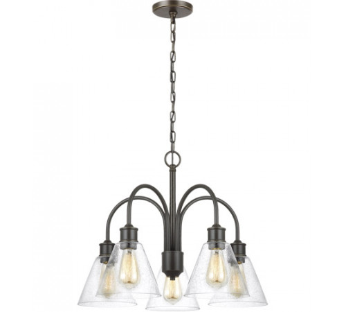 Elsa 5 Light 25 inch Heirloom Bronze Chandelier Ceiling Light
