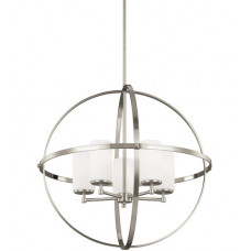 Alturas 5 Light 27 inch Brushed Nickel Chandelier Ceiling Light