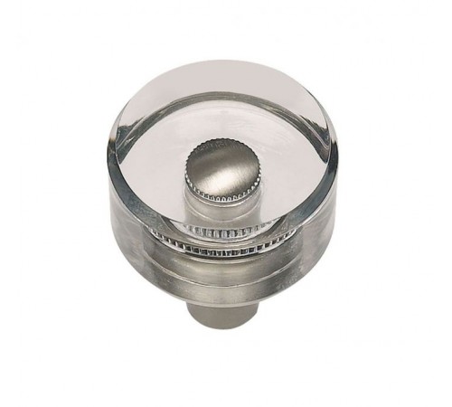 Optimism Round Knob 1 3/16 Inch Brushed Nickel
