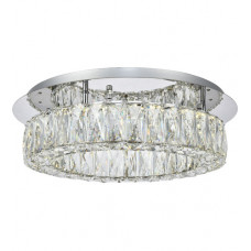 Monroe LED 18 inch Chrome Flush Mount Ceiling Light