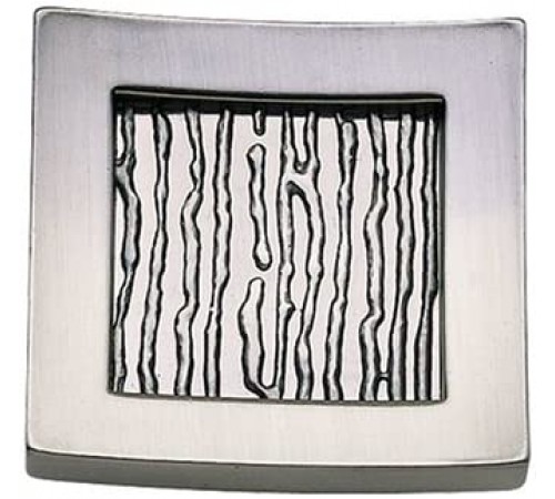 Primitive 1-1/2 Inch Square Knob Brushed Nickel Primitive 1-1/2 Inch Square Knob Brushed Nickel