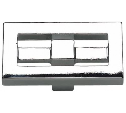 Nobu Rectangle Knob 1 3/4 Inch Polished Chrome