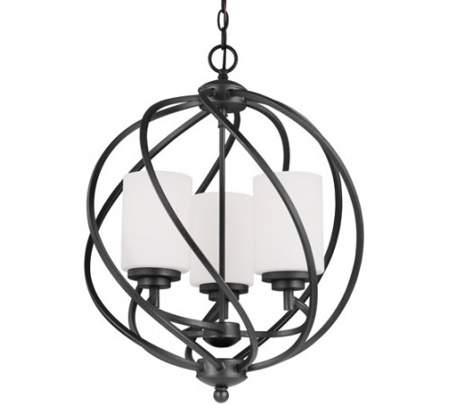 Goliad 3 Light 18 inch Blacksmith Hall Foyer Ceiling Light Goliad 3 Light 18 inch Blacksmith Hall Foyer Ceiling Light
