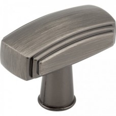 Delgado Knob Brushed Pewter 1-9/16