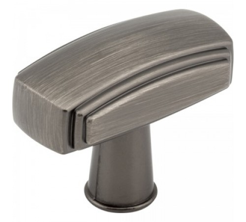 Delgado Knob Brushed Pewter 1-9/16