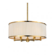 Hastings 6 Light 24 inch Aged Brass Chandelier Ceiling Light