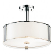 Lucie 5 Light 21 inch Chrome Drum Shade Chandelier Ceiling Light