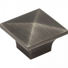 Cairo Knob Brushed Pewter 1-1/4