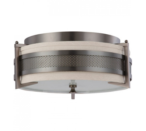 Diesel 3 Light 16 inch Hazel Bronze Flush Mount Ceiling Light