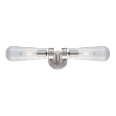 Beaker 2 Light 24 inch Brushed Nickel Wall Sconce Wall Light