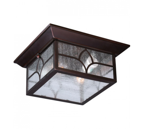 Stanton 2 Light 11 inch Claret Bronze Outdoor Flush Mount