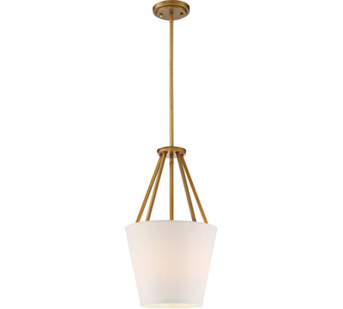 Seneca 3 Light 12 inch Natural Brass Pendant Ceiling Light Seneca 3 Light 12 inch Natural Brass Pendant Ceiling Light