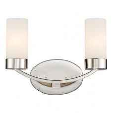 Denver 2 Light 14 inch Polished Nickel Vanity Light Wall Light