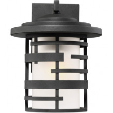 Lansing 1 Light 11 inch Textured Black Outdoor Wall Mount