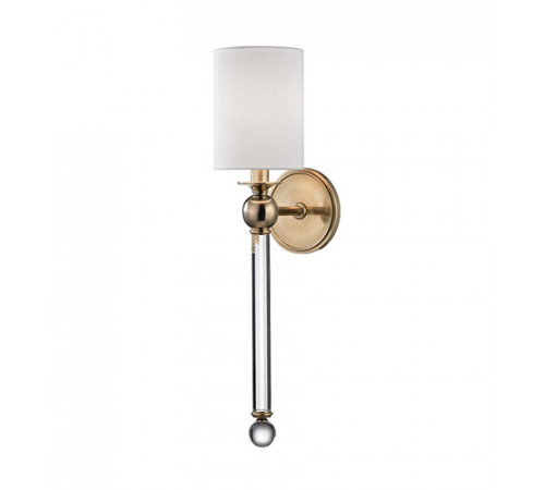 Gordon 1 Light 5 inch Aged Brass Wall Sconce Wall Light