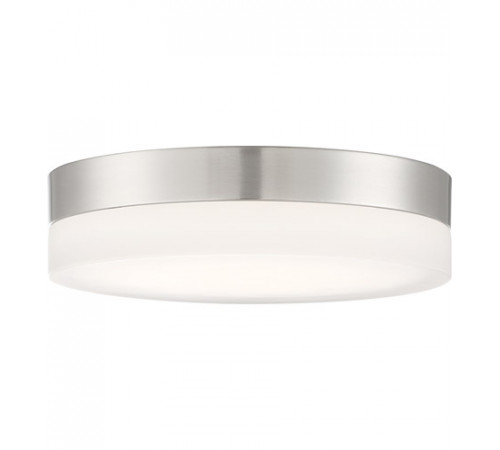 Pi LED 14 inch Brushed Nickel Flush Mount Ceiling Light