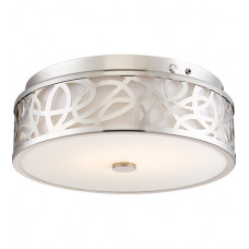 Brentwood LED 14 inch Brushed Nickel Flush Mount Ceiling Light