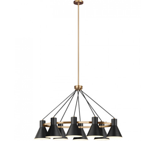 Towner 8 Light 25 inch Satin Bronze Pendant Ceiling Light Towner 8 Light 25 inch Satin Bronze Pendant Ceiling Light