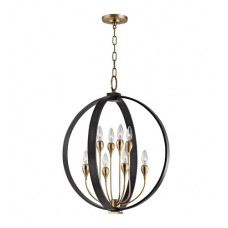Dresden 8 Light 22 inch Aged Old Bronze Chandelier Ceiling Light