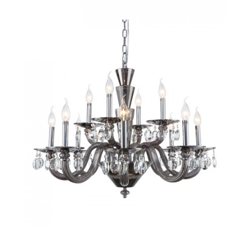 Augusta 12 Light 32 inch Silver Shade Chandelier Ceiling Light, Urban Classic