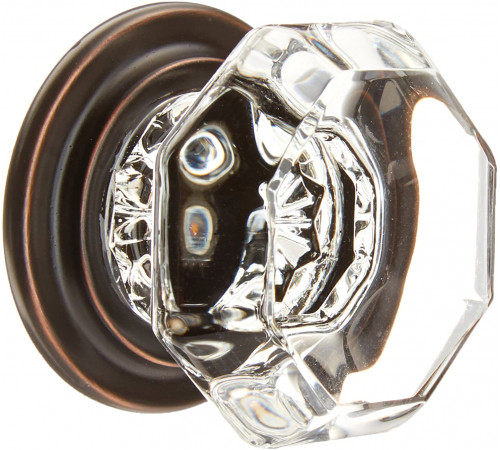 Crystal Old Town Knob Oil Rubbed Bronze 1 3/4