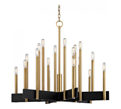 Abrams 18 Light 34 inch Aged Brass Chandelier Ceiling Light Abrams 18 Light 34 inch Aged Brass Chandelier Ceiling Light