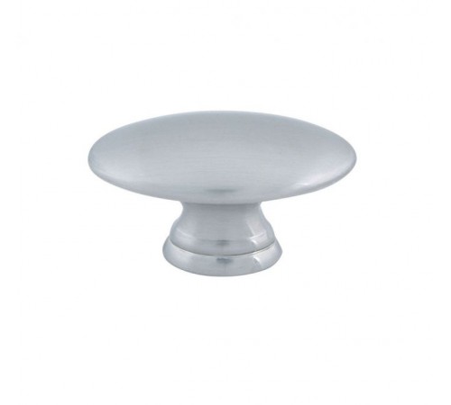 Egg Knob 1 1/2 Inch Brushed Nickel