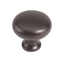 Round Knob 1 1/4 Inch Aged Bronze