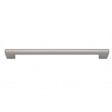 Round Rail Pull 7 9/16 Inch (c-c) Brushed Nickel
