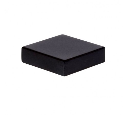 Thin Square Knob 1 1/4 Inch Matte Black Thin Square Knob 1 1/4 Inch Matte Black