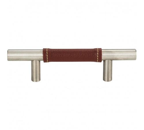 Zanzibar Brown Leather Pull 3 Inch (c-c)
