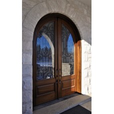 Double door 2 panel with glass