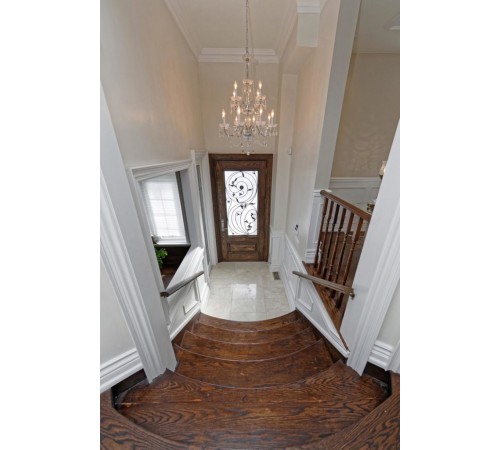 2 Panel door with glass