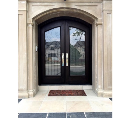 Double door 1 panel with glass