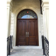 Double door 3 panel and transom