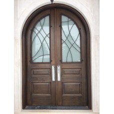 Double door 3 panel with glass