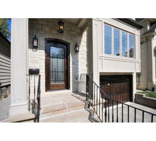 1 panel door with glass