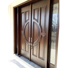 Double door with special design 