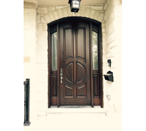 6 panel door with sidelights