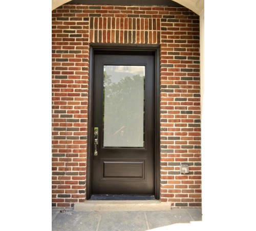 2 panel door with frosted glass