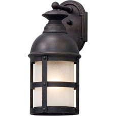 Webster 1 Light 18 inch Vintage Bronze Outdoor Wall Light